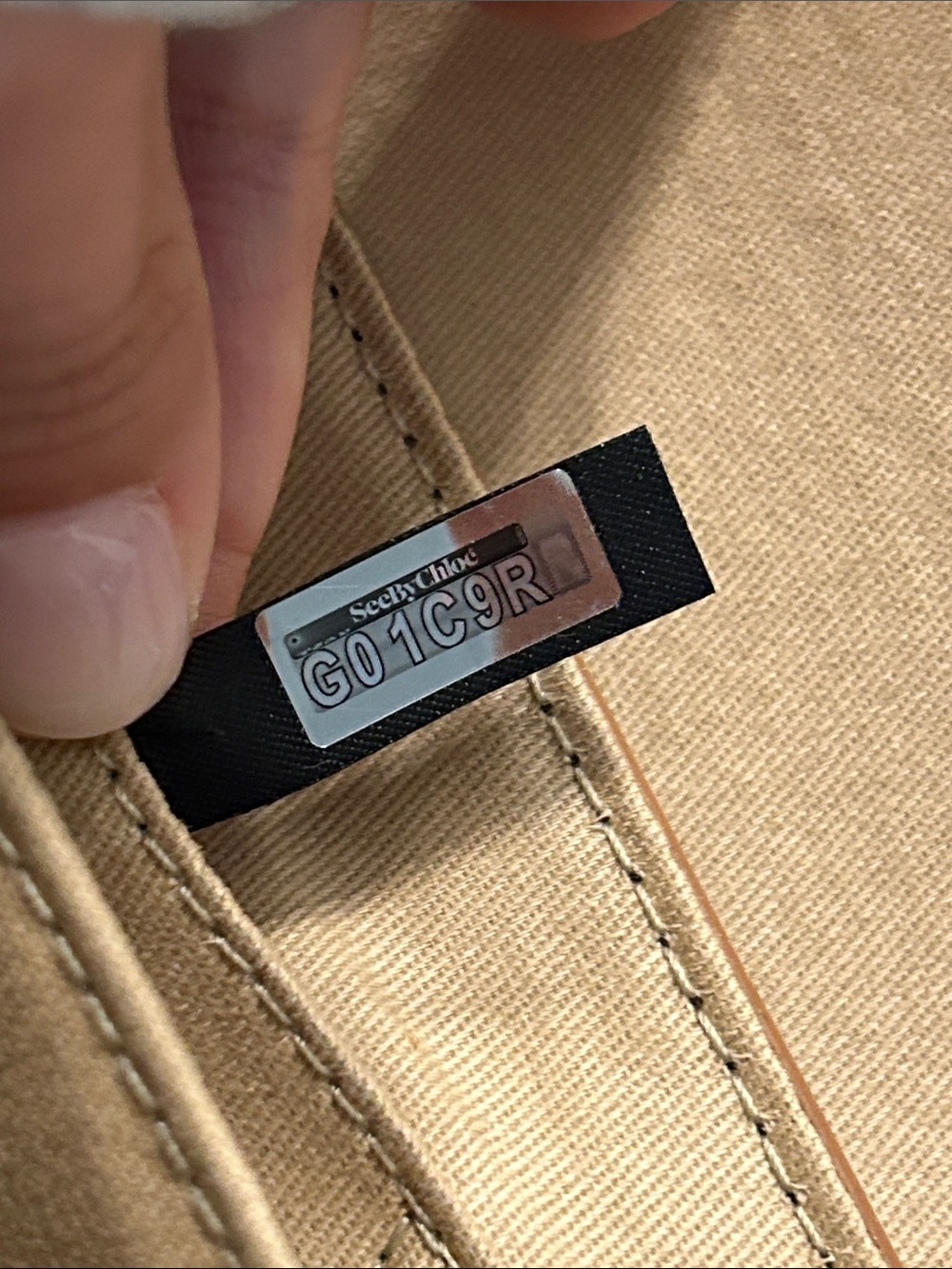 See by Chloé Hana Small Crossbody Bag  Caramello Brown Tan Suede Leather - Picture 9 of 13